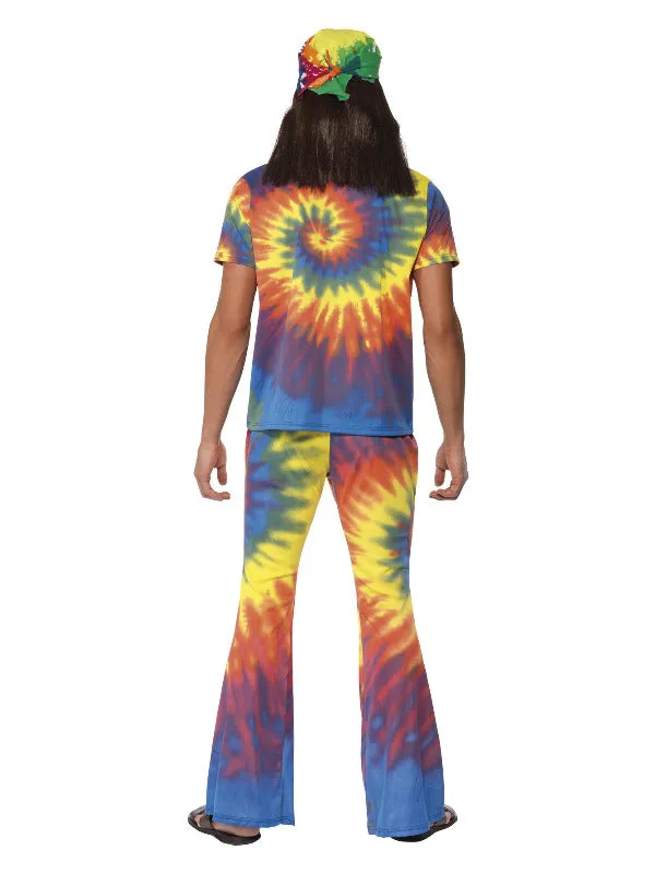 60s Tie Dye Top and Flared Trousers