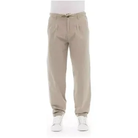 Baldinini Trend Beige Cotton Men Chino Pants