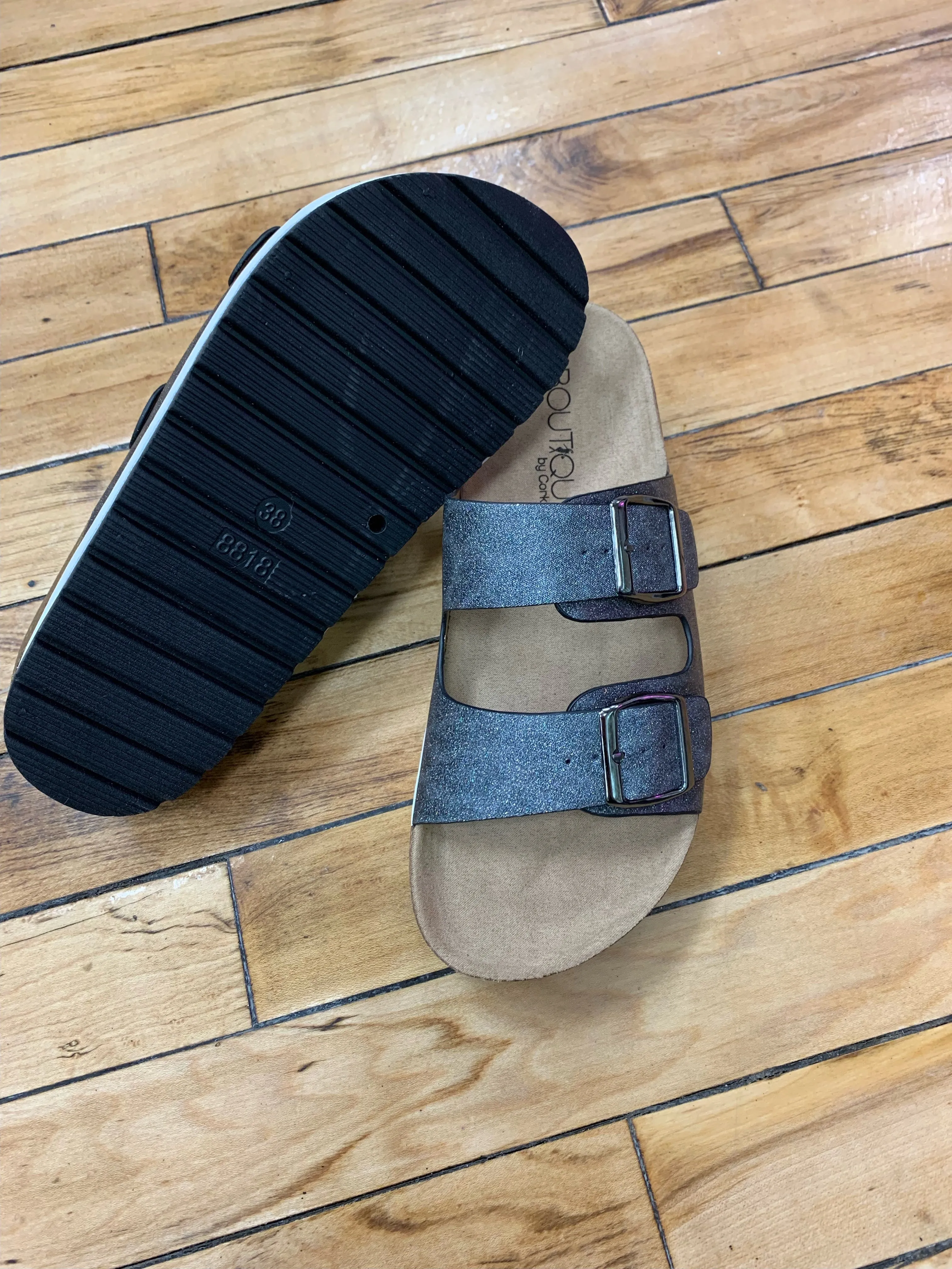 Beach Babe Sandals - Charcoal