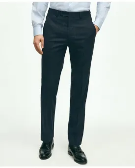 Brooks Brothers Men's Explorer Collection Regent Fit Merino Wool Windowpane Suit Pants Navy