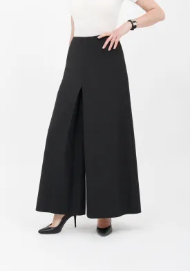 Charcoal High Waisted Palazzo Pants