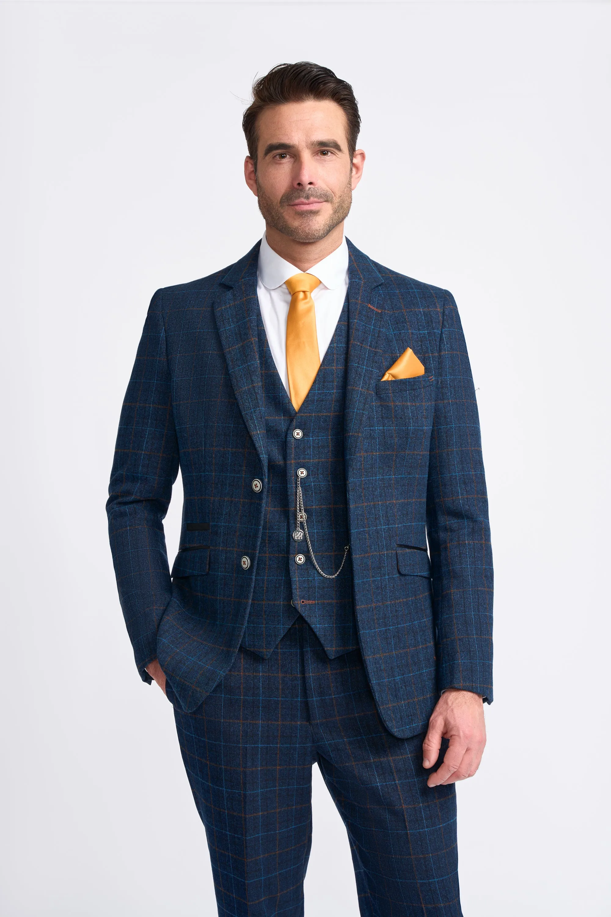 Cody Blue Three Piece Suit