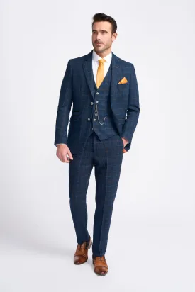 Cody Blue Three Piece Suit