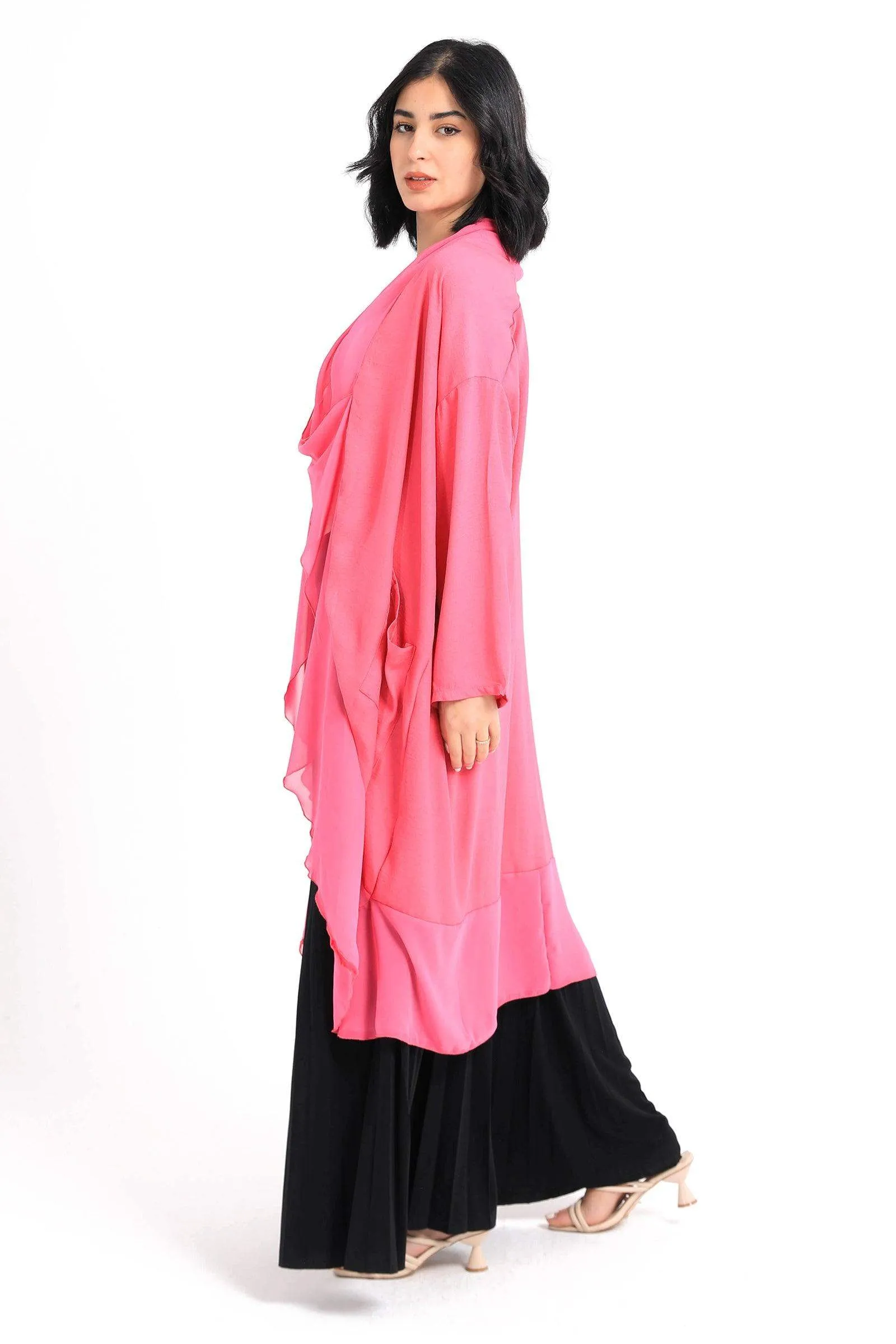 Cotton Draped Poncho