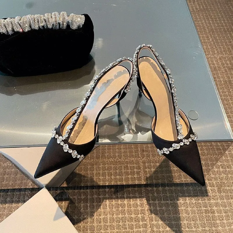 Crystal Embellished Heels