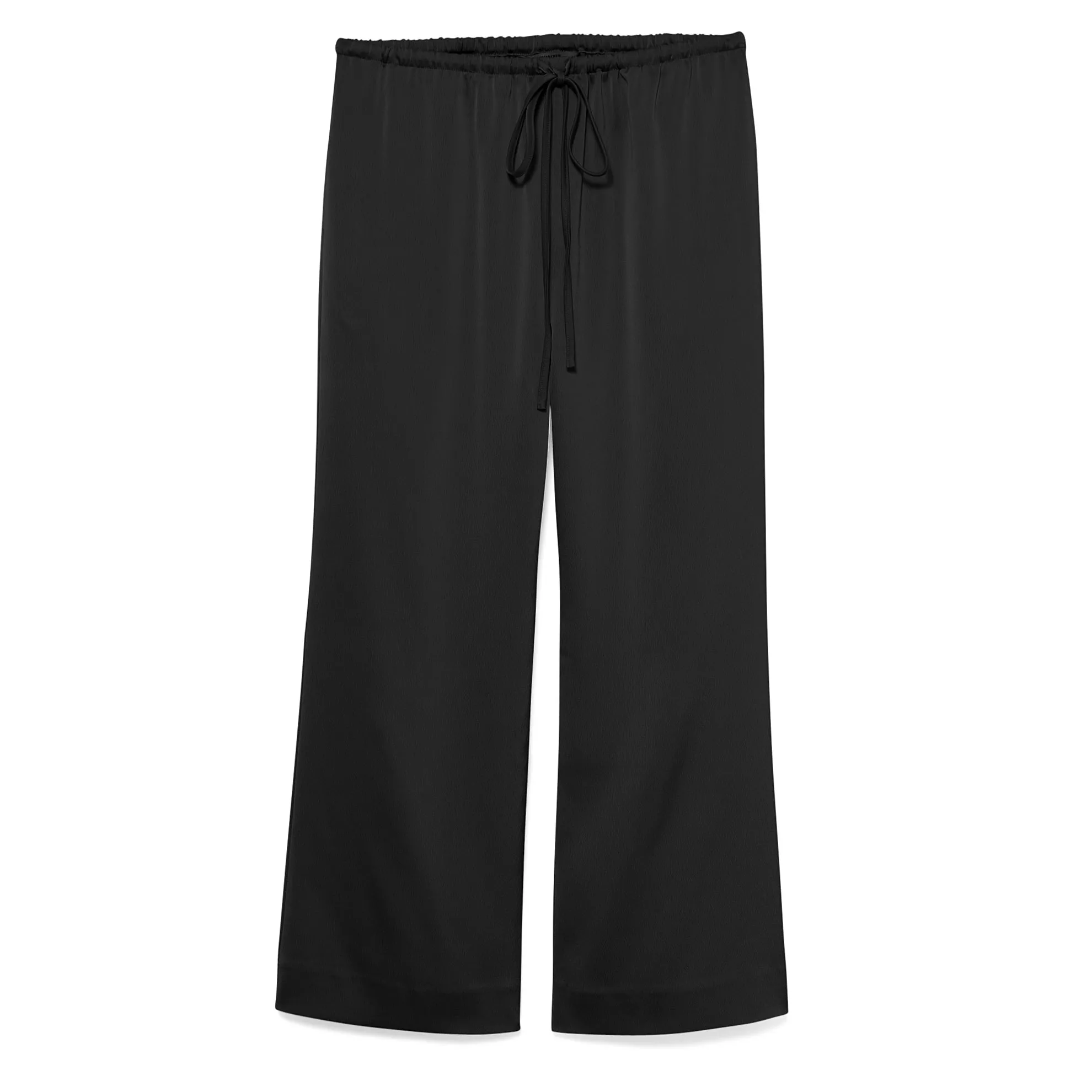 Drawcord Crinkle Pants