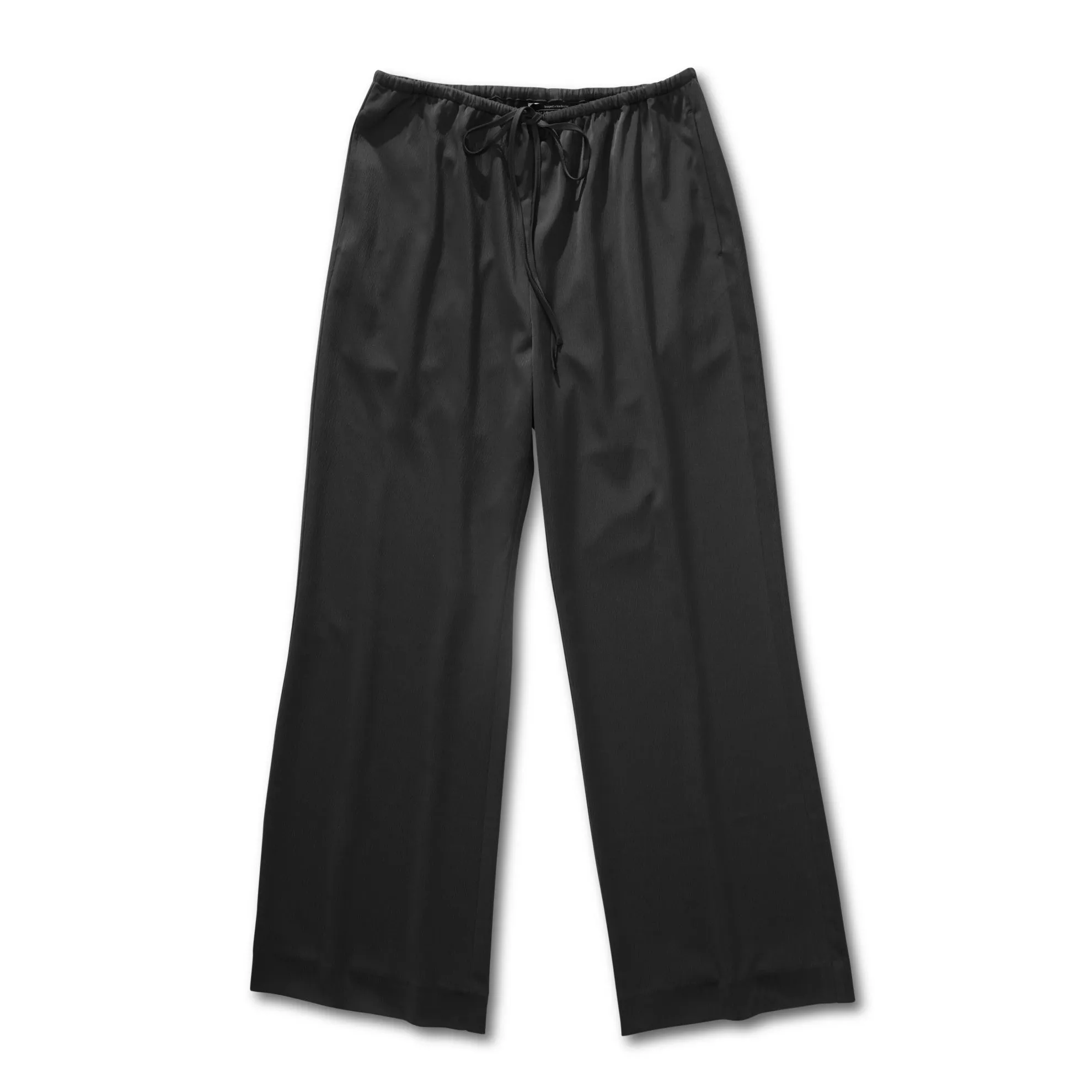 Drawcord Crinkle Pants