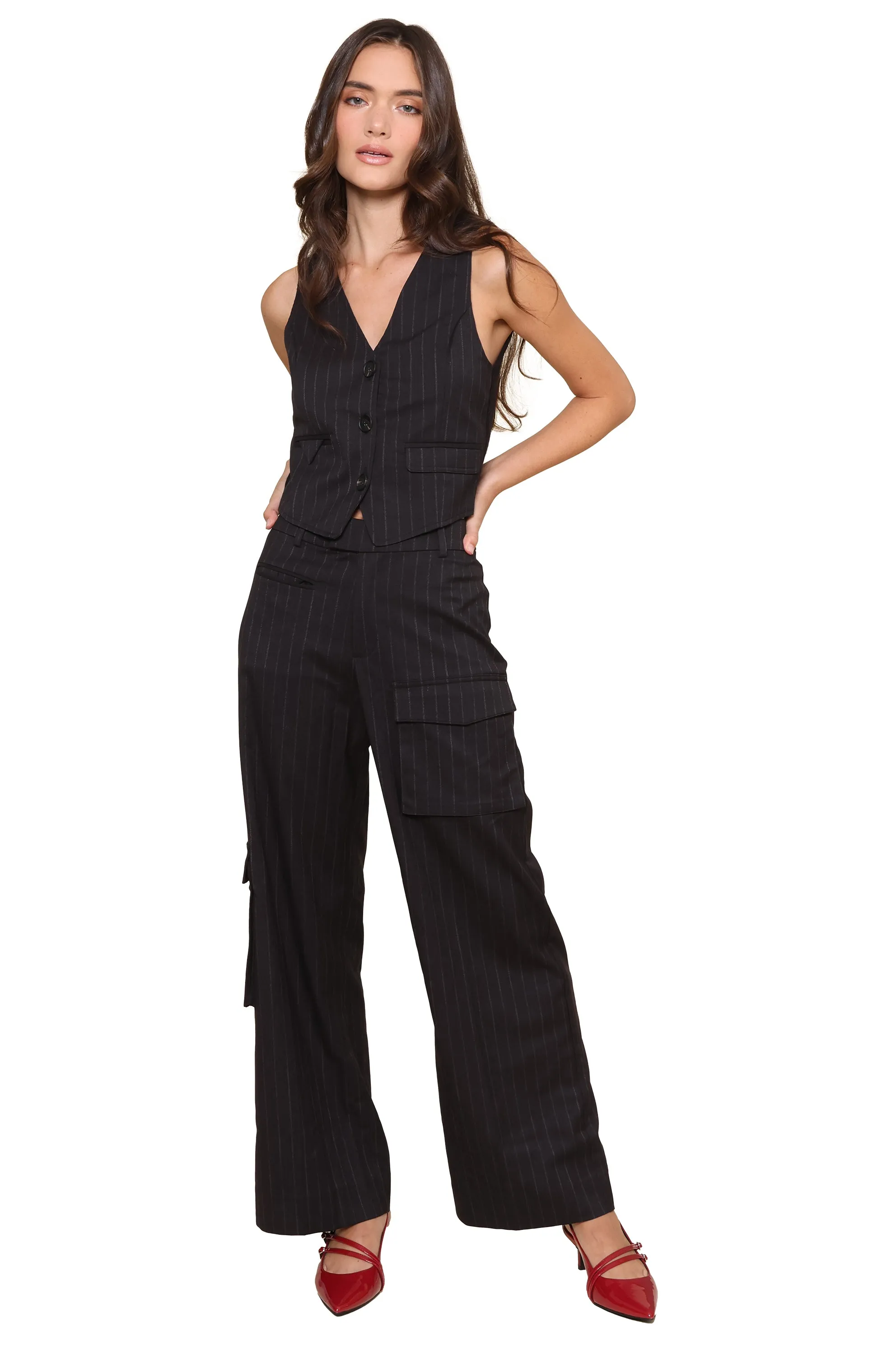 Elordi Pinstripe Pants