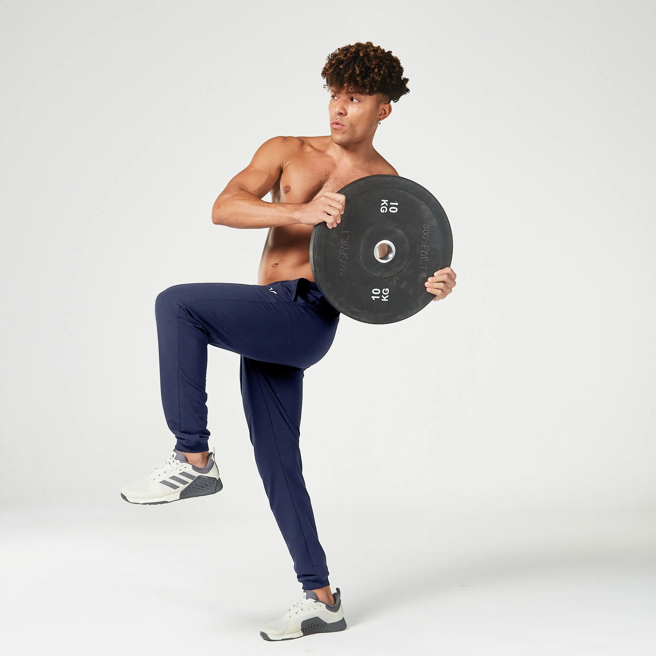 Essential Tapered Joggers - Navy