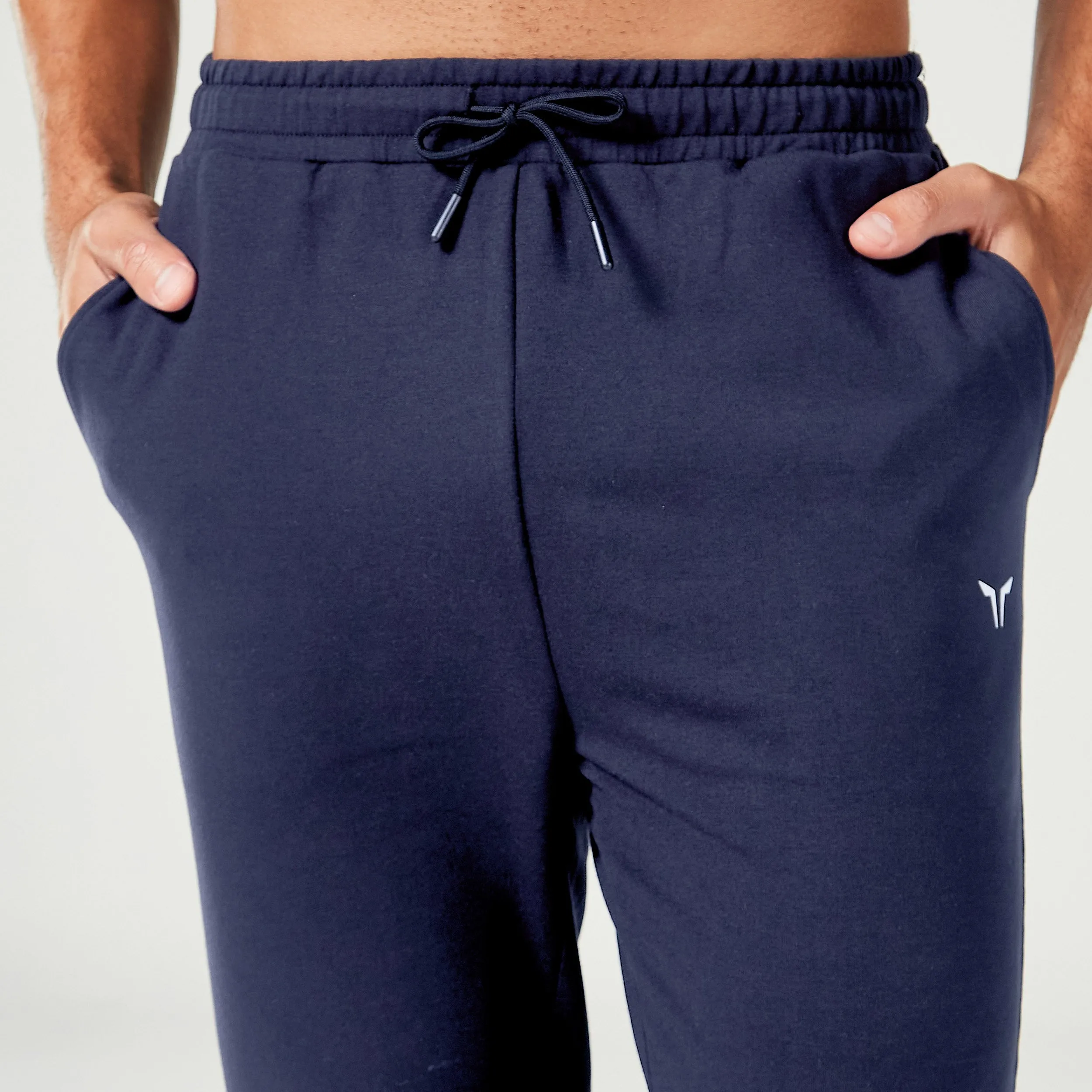 Essential Tapered Joggers - Navy