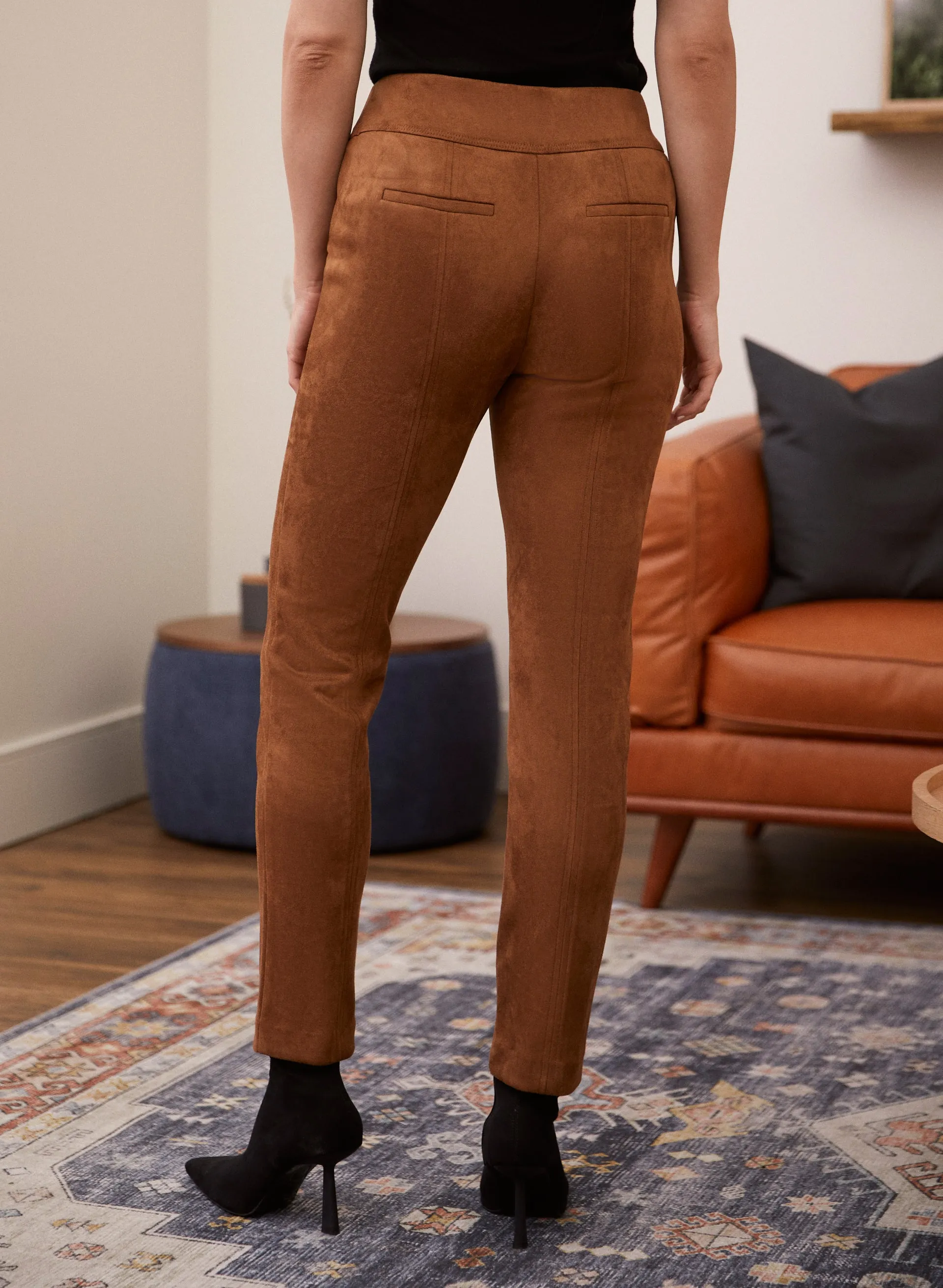 Faux Suede Leggings