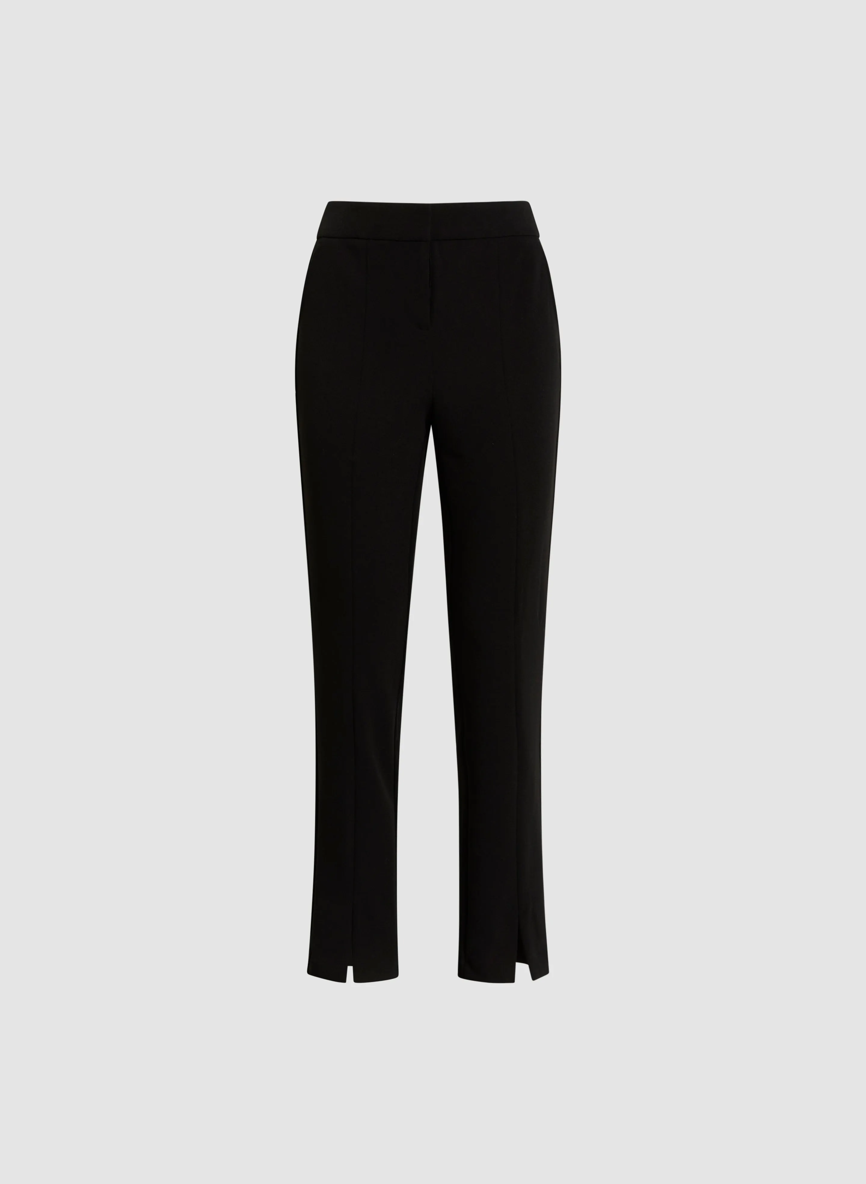 Front Slit Slim Leg Pants