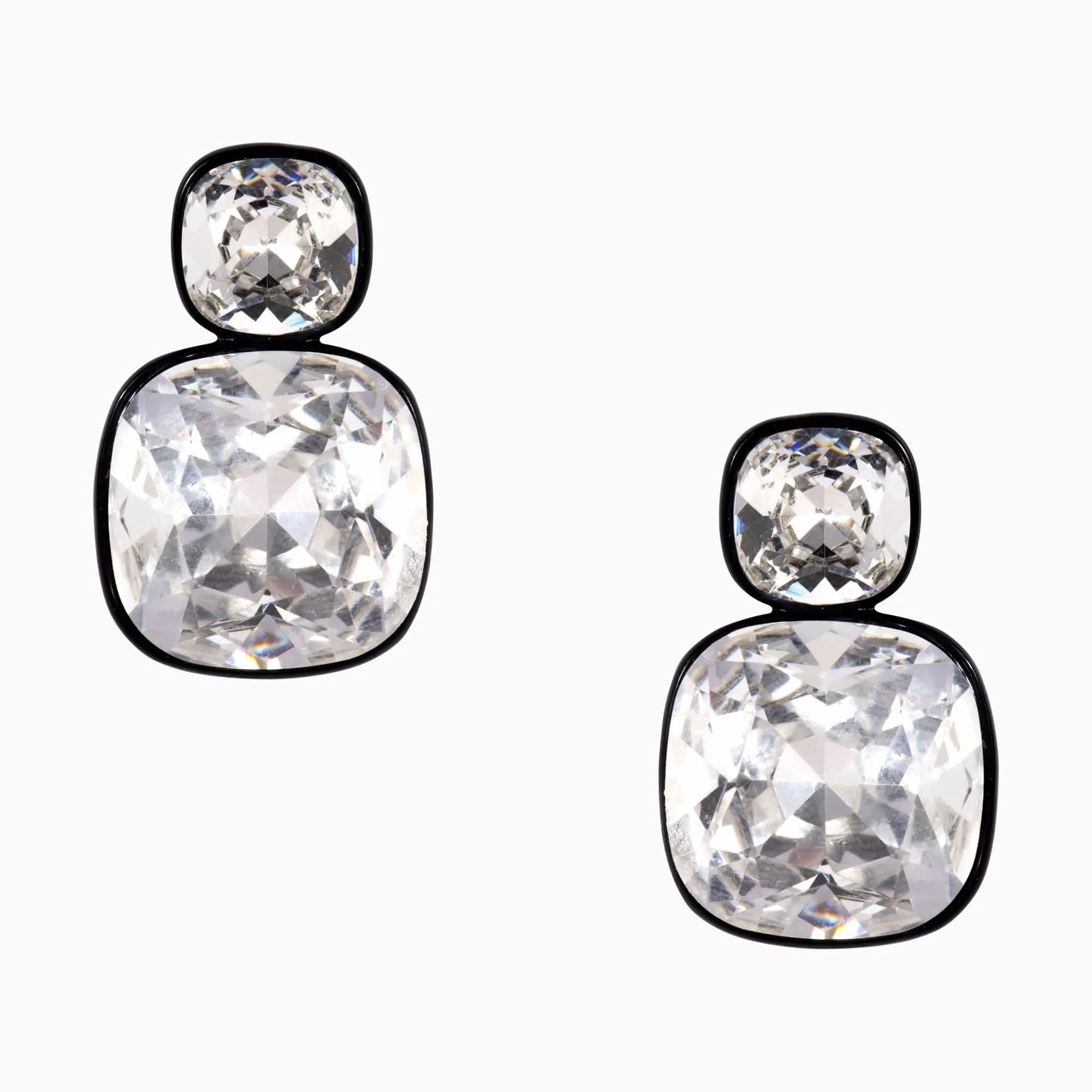 Graduated Crystal Earrings