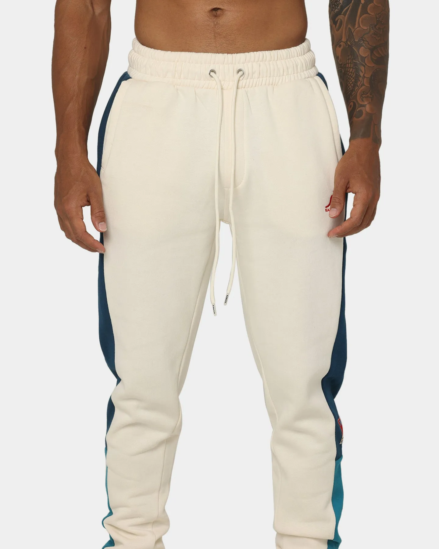 Kangol Retro Joggers Beige