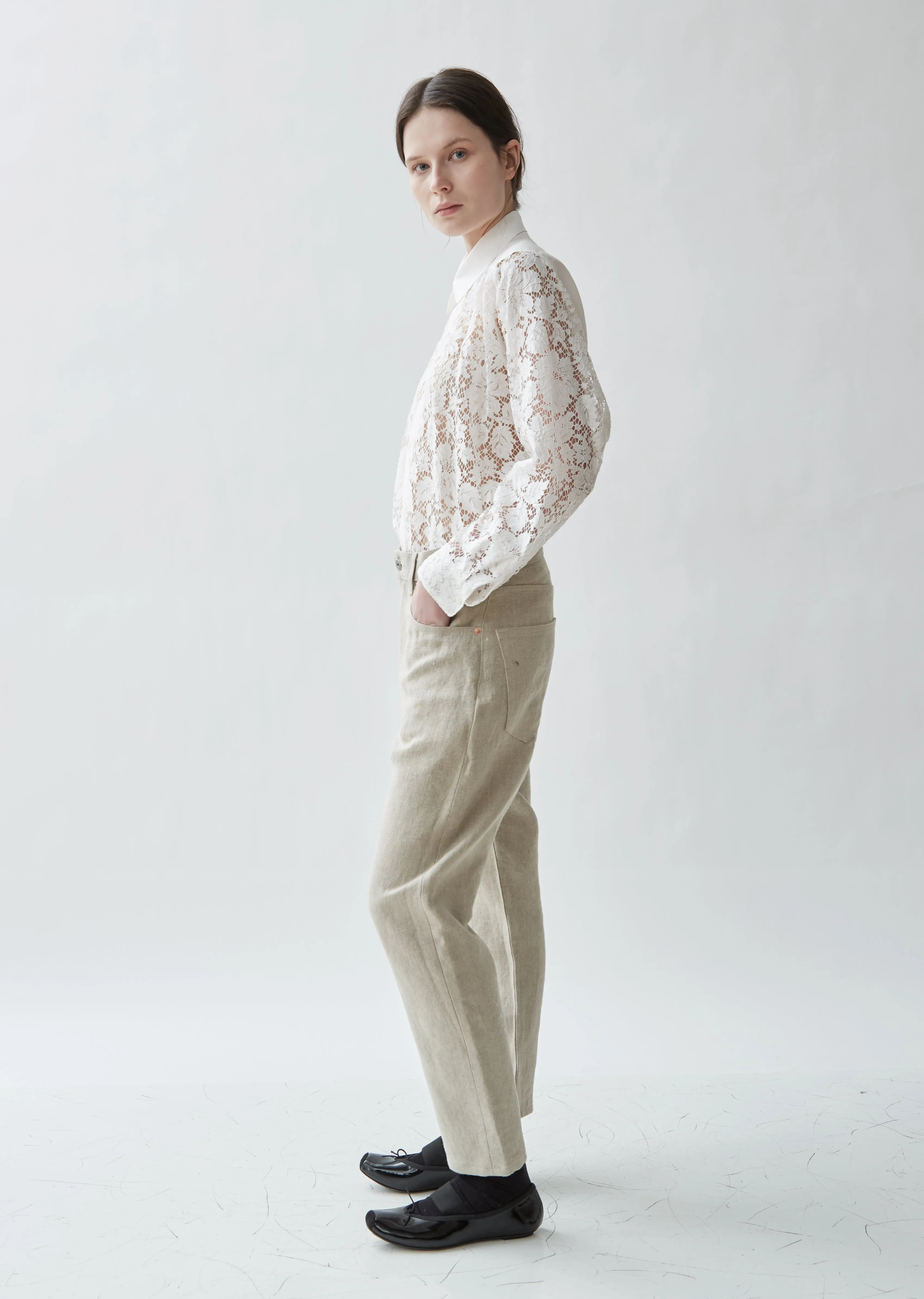 Linen Canvas Pants