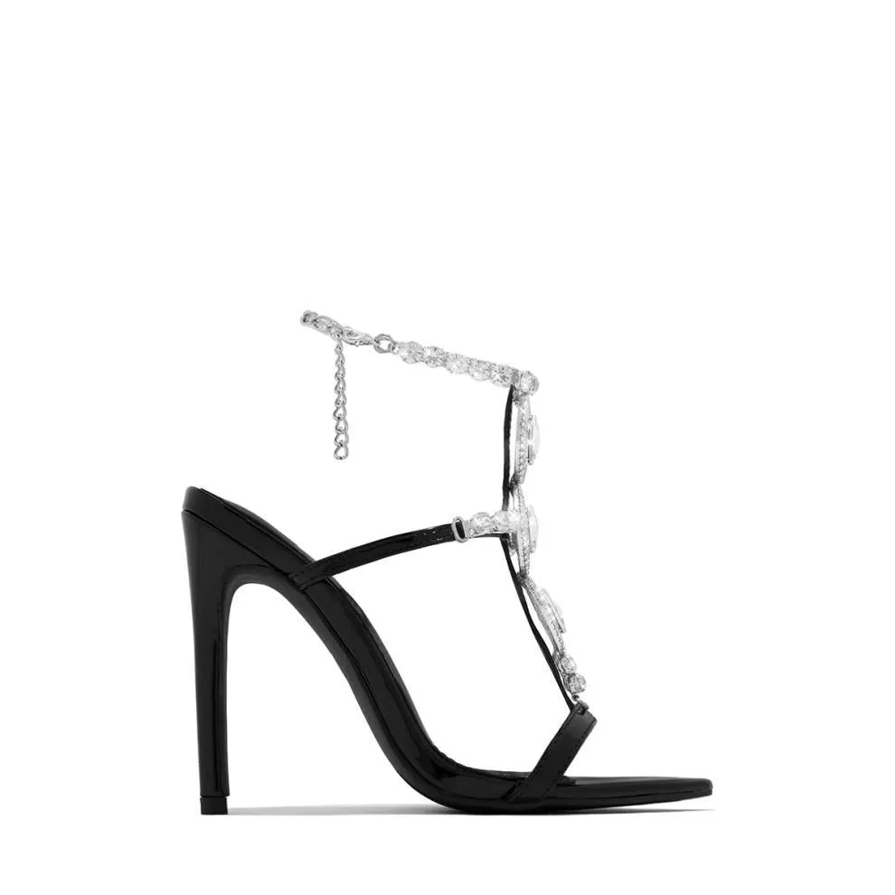 Luxury Crystal Chain High Heels