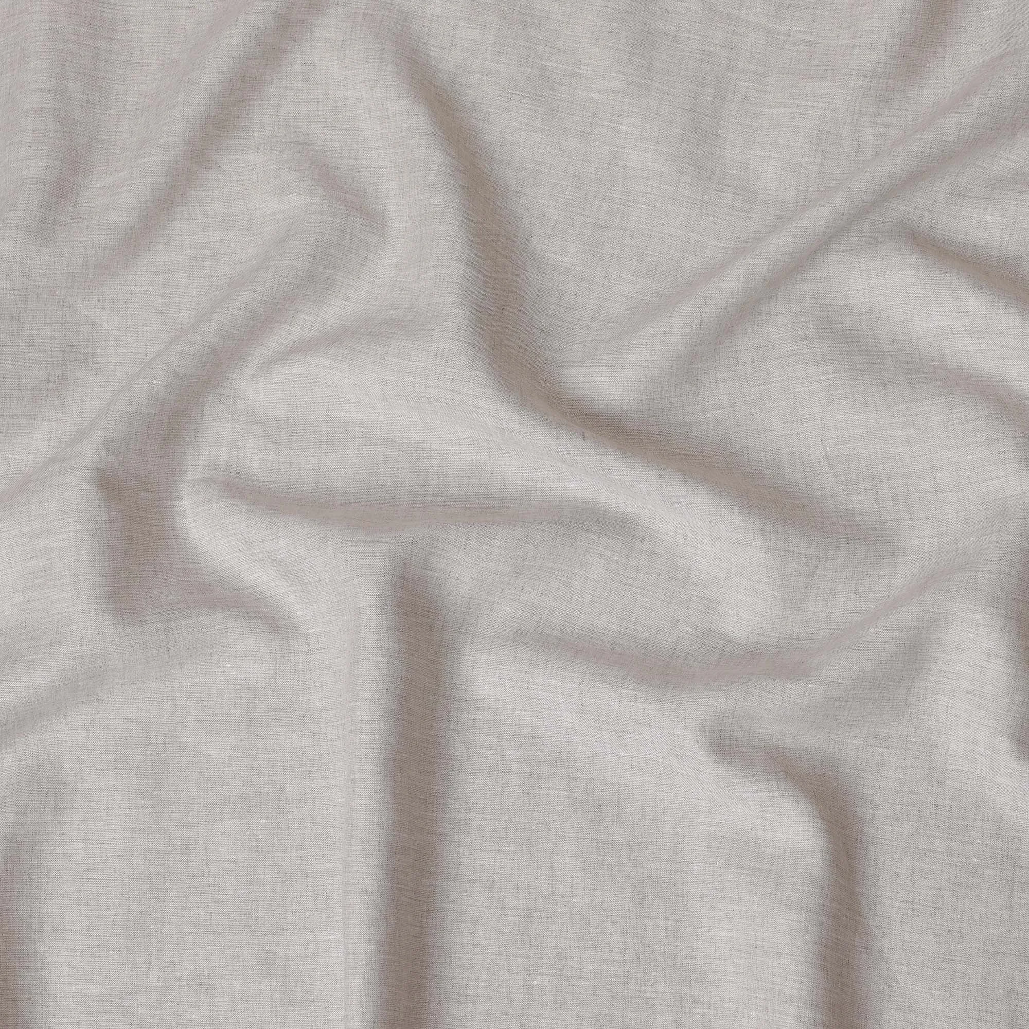 Natural Beige Plain Premium Pure Linen Fabric - 60 Lea Quality, 140 cm Width-D19935