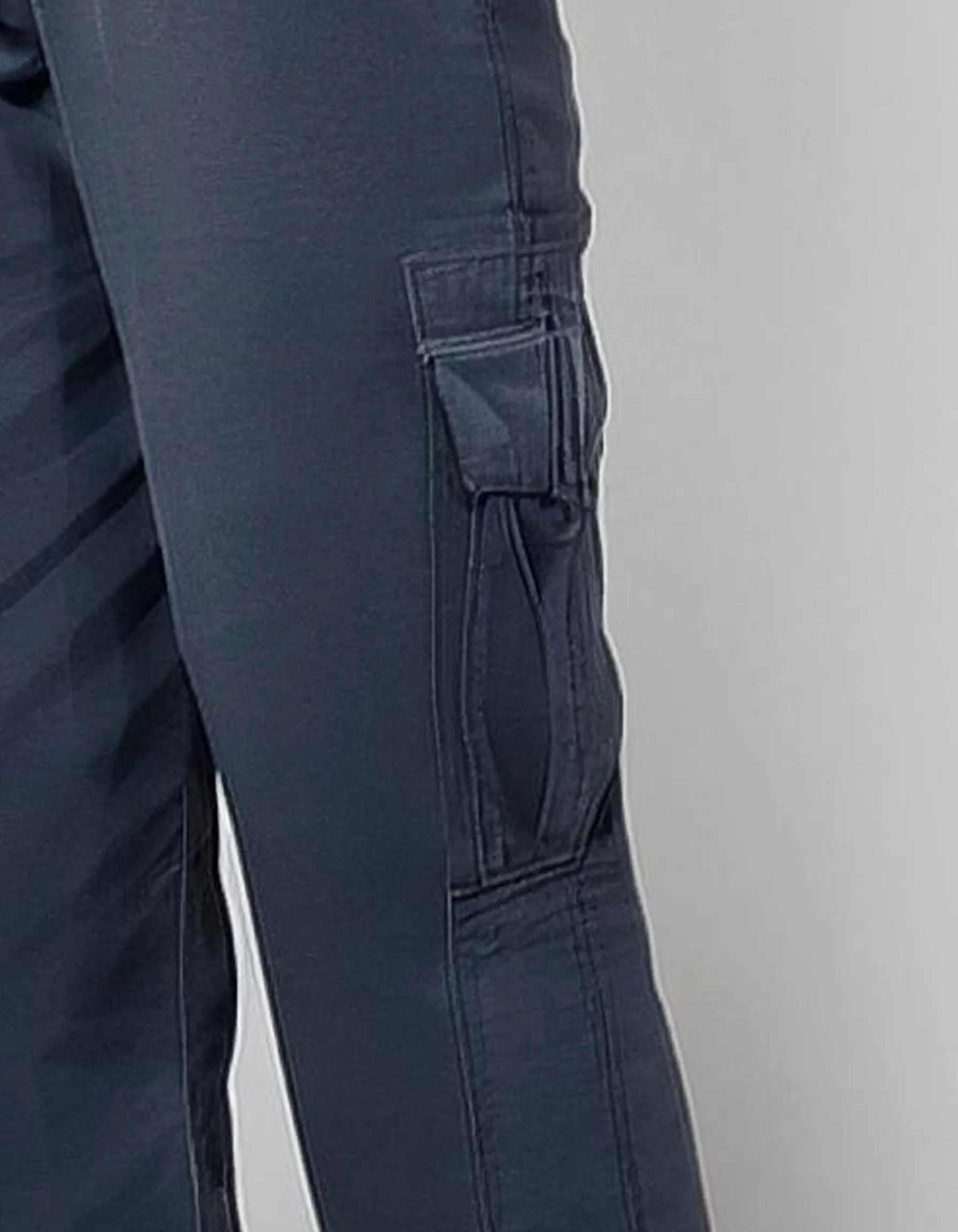 Navy Blue Cargo Pants