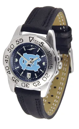 North Carolina Sport Leather Ladies Watch - AnoChrome