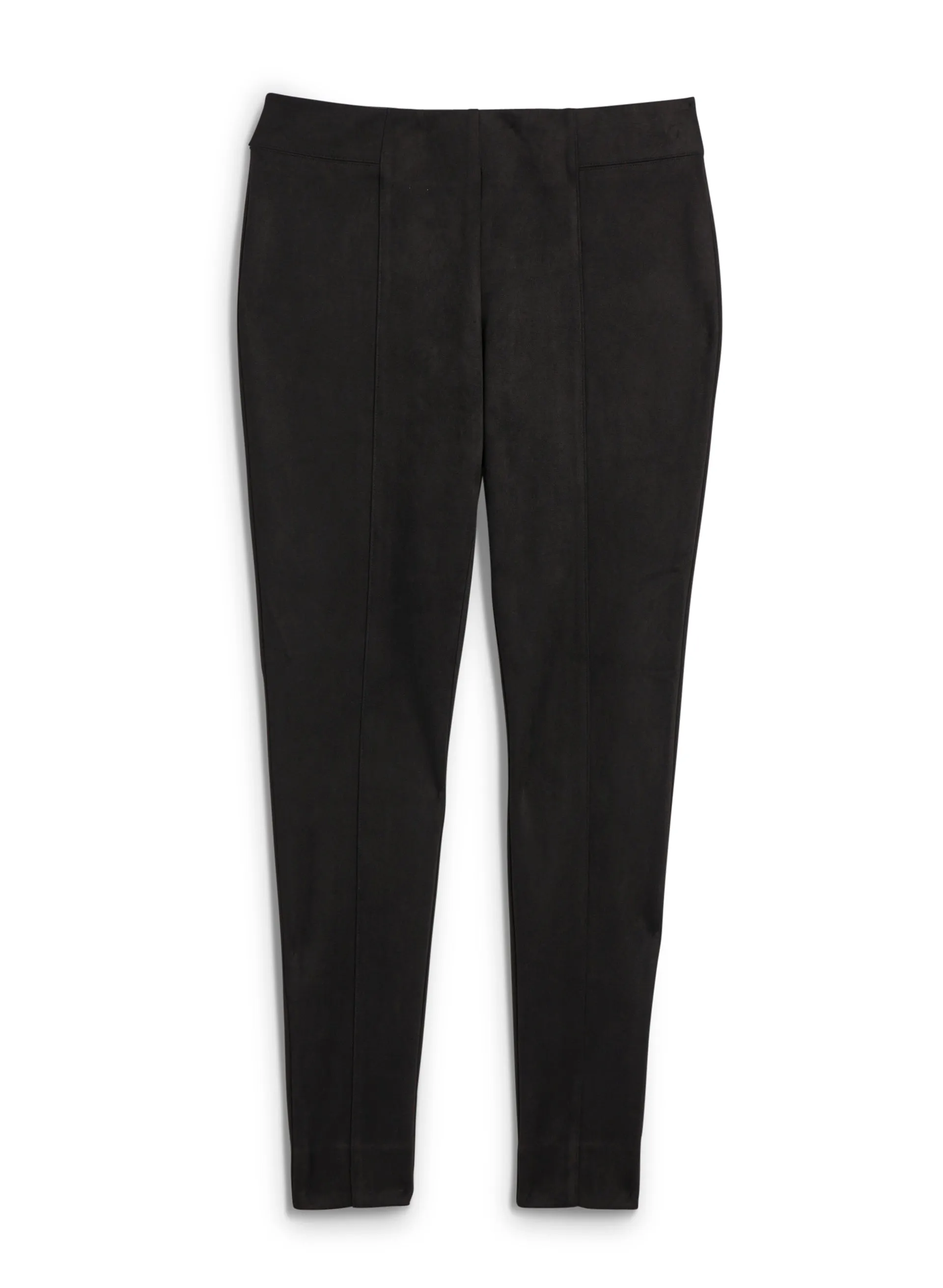 Pull-on Faux Suede Leggings