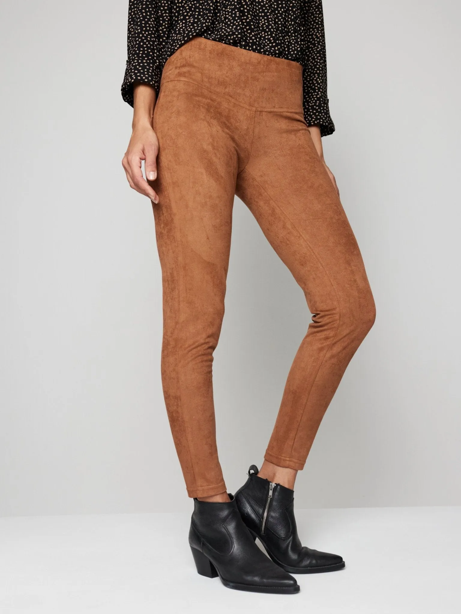 Roz & Ali Tummy Control Faux Suede