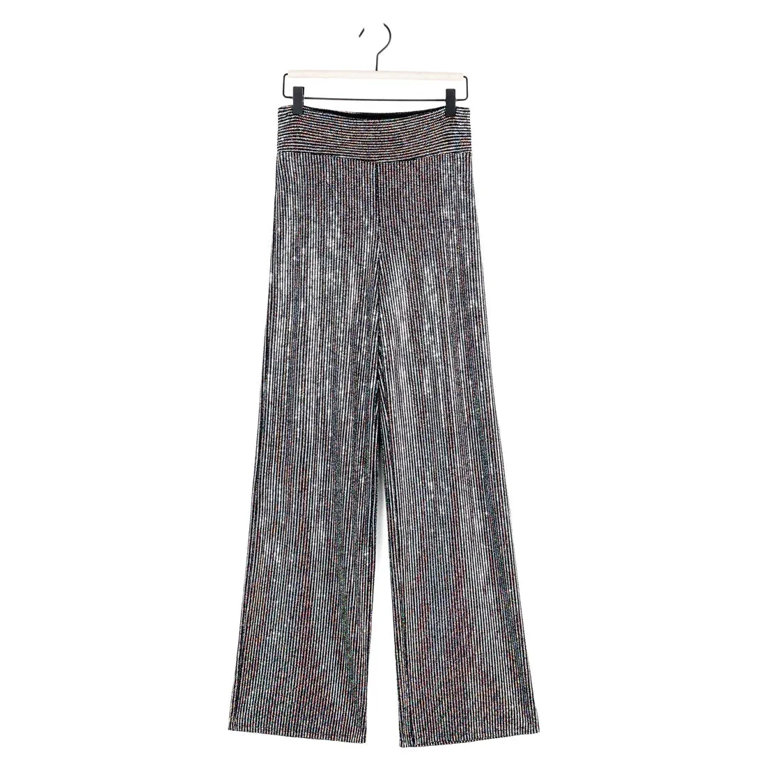 Shimmer Pant in Black Silver by Clara Sun Woo