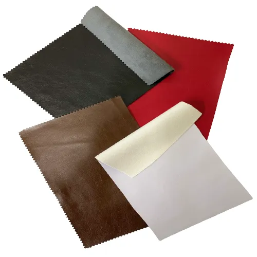 Shiny Brown Lambskin Stretch Faux Leather With Suede Backing Apparel Fabric