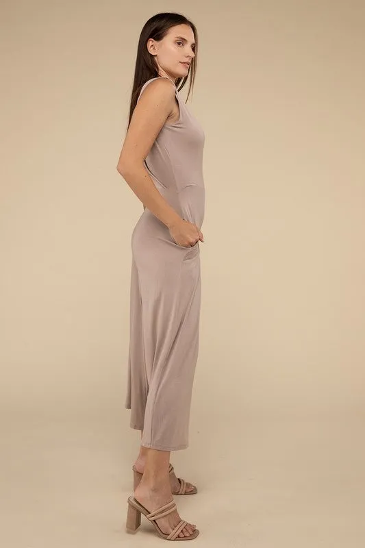 Sleeveless Figure Flattering Jumpsuit