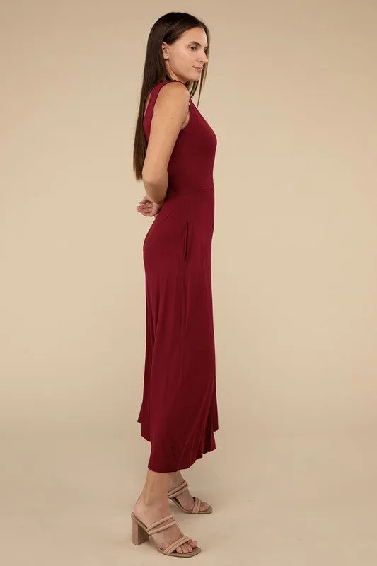 Sleeveless Figure Flattering Jumpsuit