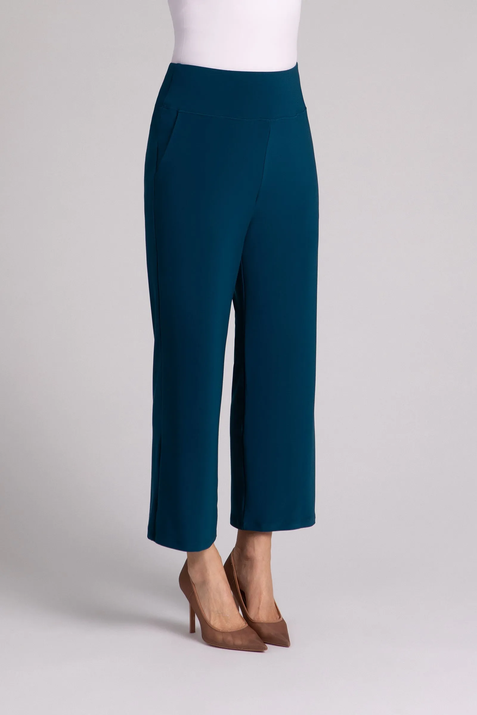 Straight Leg Ankle Pant | Atlantis