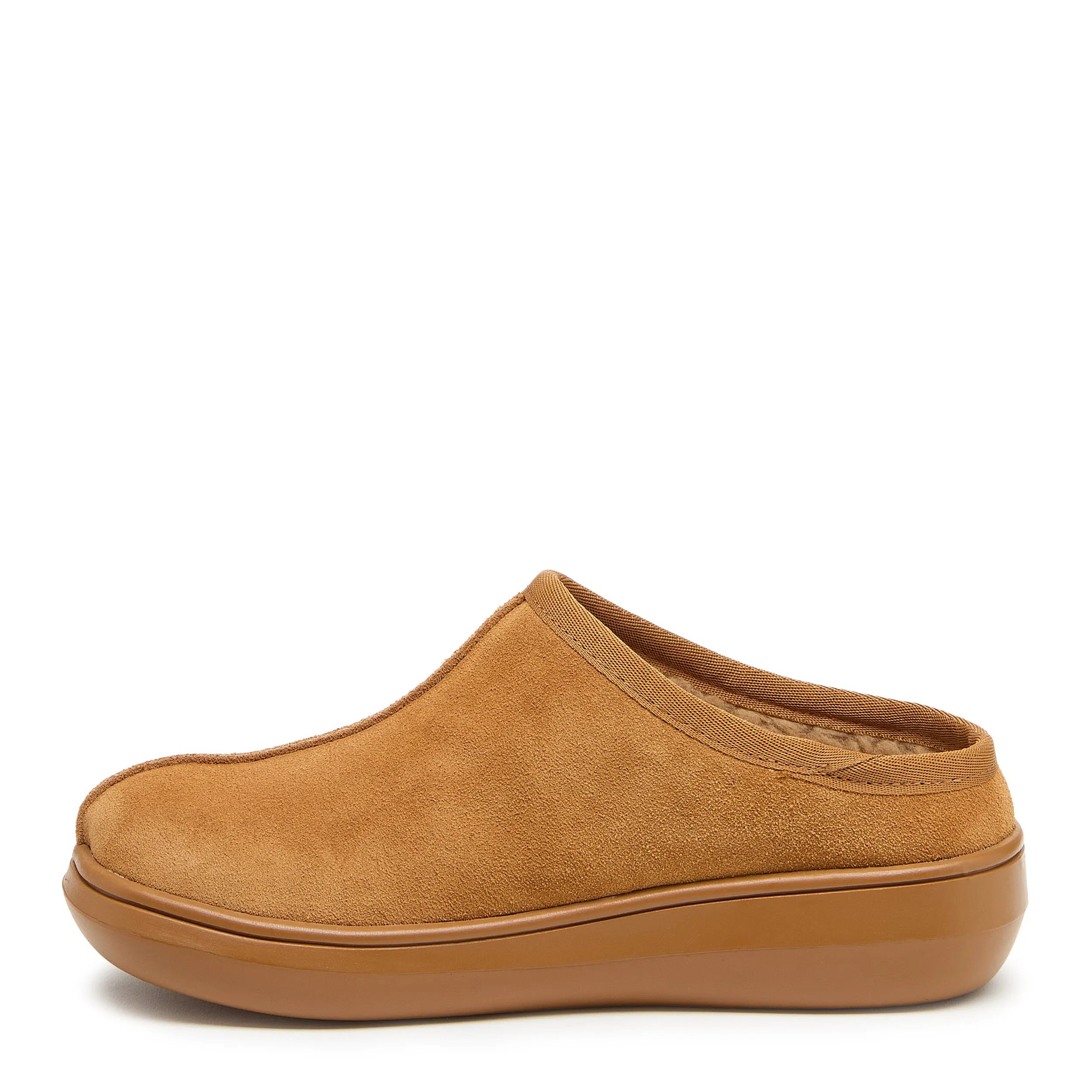 Sugar Glide Camel Suede Slipper