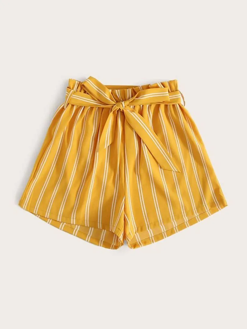 Trendy Women Stripe Short