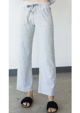 Velour Ankle Length Pants Made in USA - Clearance Final Sale