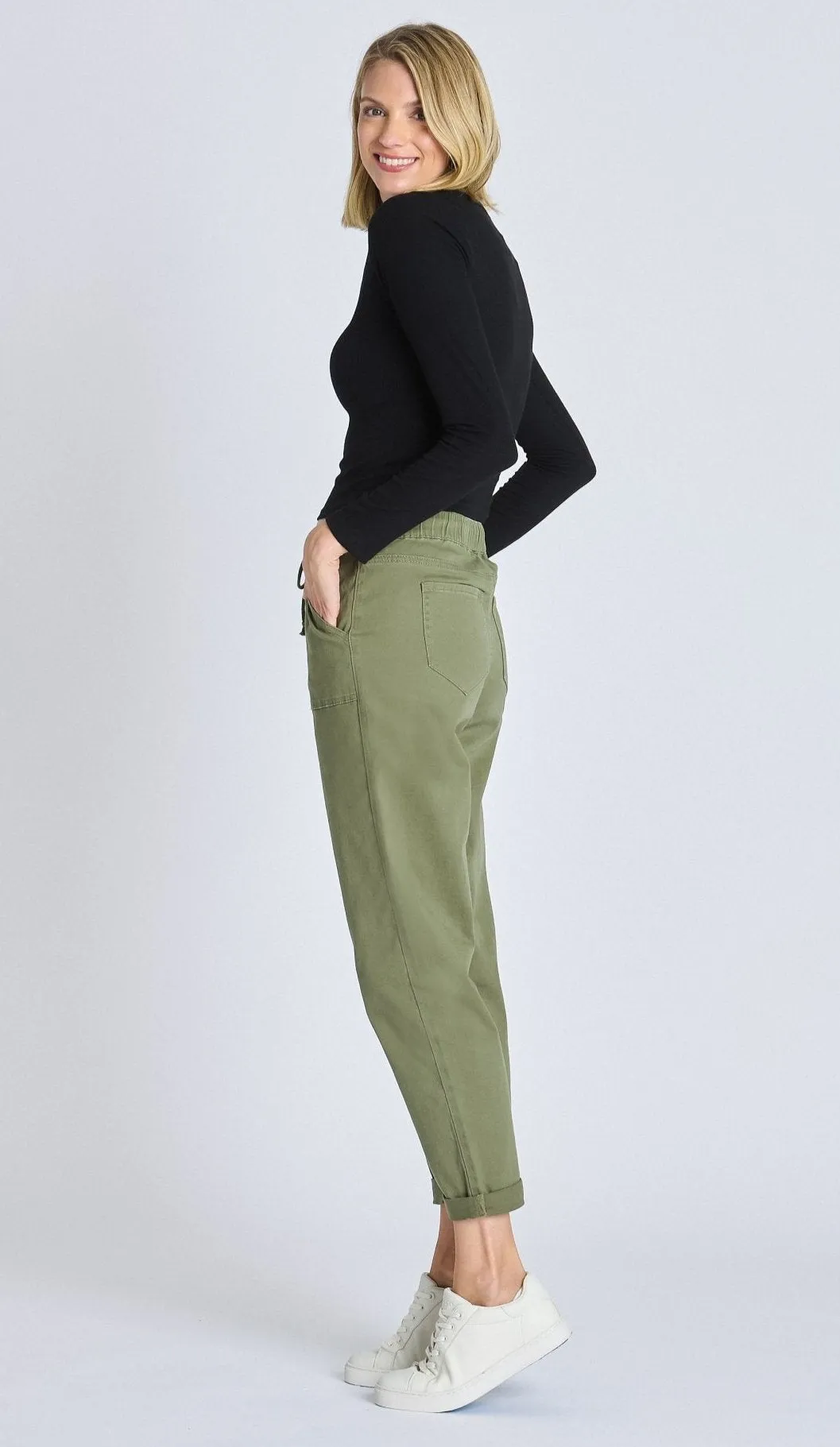 Westport Olive Weekender Twill Jogger