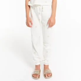 Z Supply Girls Palmer Star Jogger - Sand Dollar