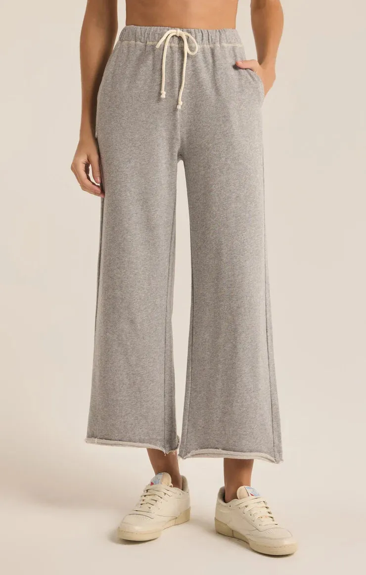 Z-Supply Huntington French Terry Pant - CLASSIC HEATHER GREY